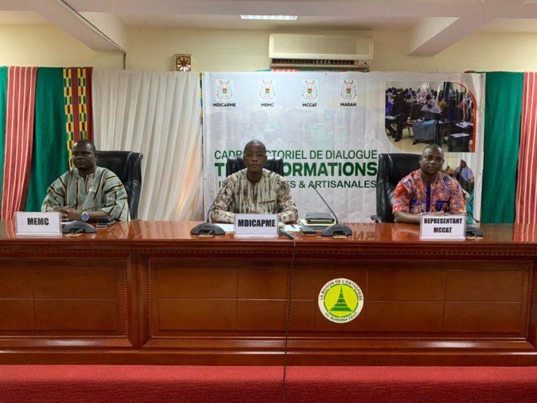 Cadre Sectoriel de Dialogue (CSD) Transformations Industrielles et Artisanales: Plus de neuf mille entreprises créées en 6 mois à la Maison de l’Entreprises du Burkina Faso.